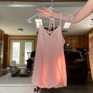 Pink tank top